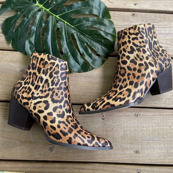 Lulus Classic Leopard Print Pointed Ankle Booties - Picture 10 of 14